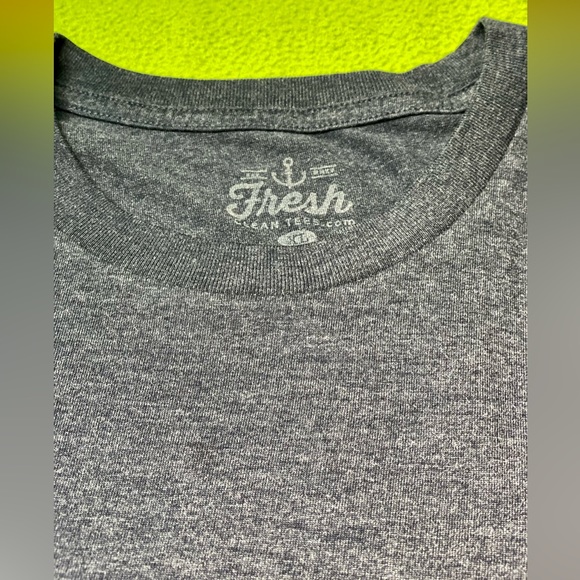 Fresh clean threads, dark gray T-shirt “marks very comfortable” *AS IS * - Picture 2 of 2